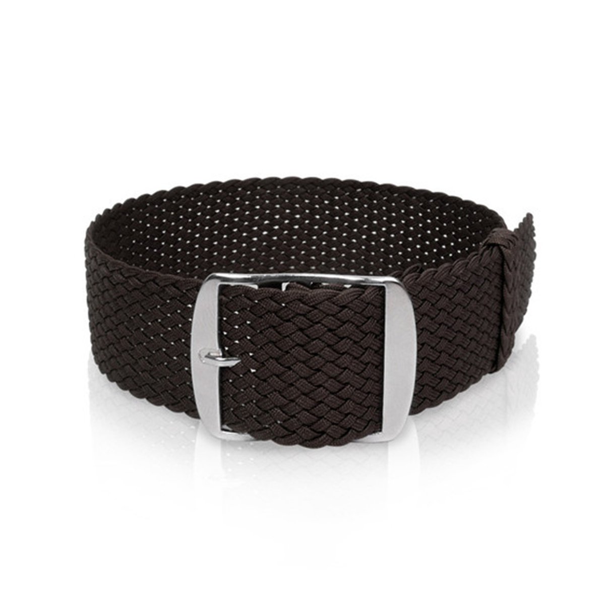 Zwarte nylon band, 20 mm