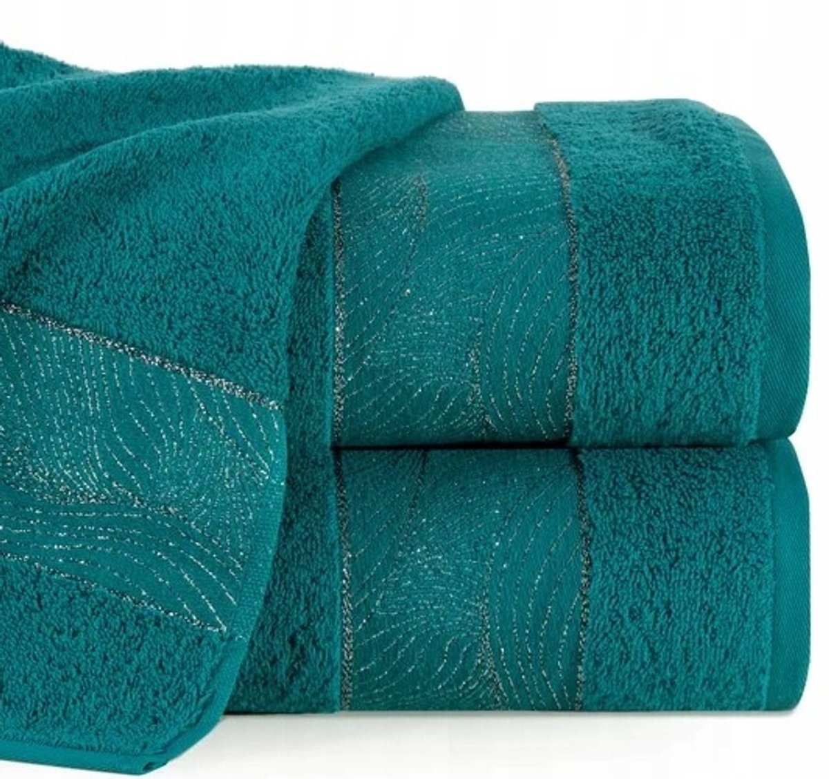Mariel Turkse Badhanddoek 50x90cm met Jacquard Borduursel