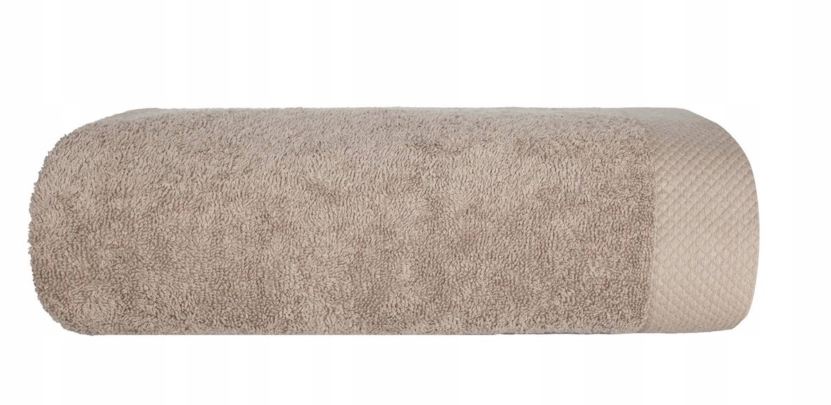 Zachte Beige Katoenen Badhanddoek 70x140 cm, 500 g/m²