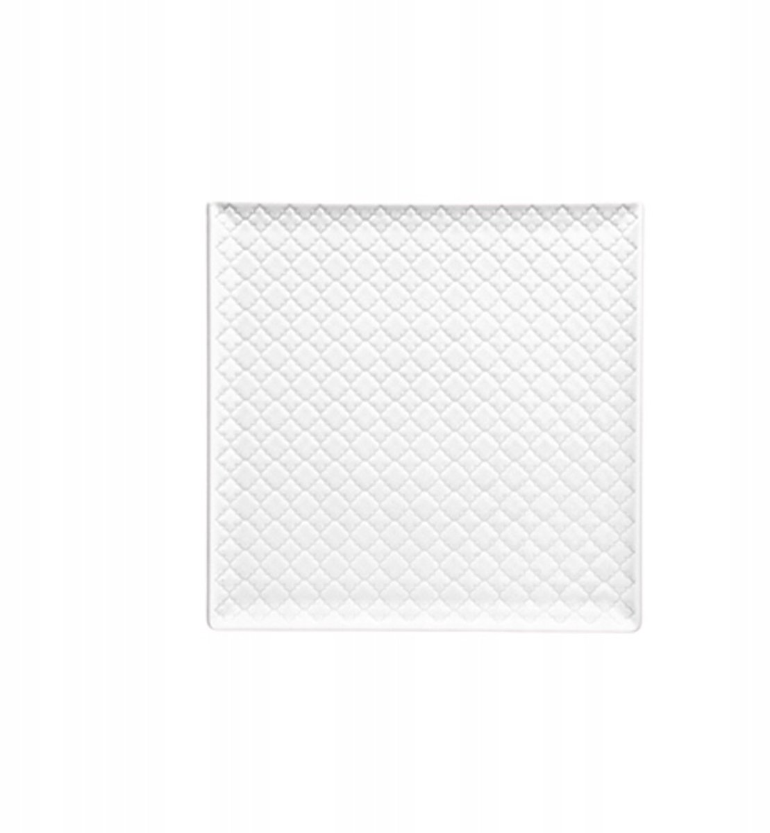 Lubiana Marrakesh Kwadratbord Wit 17 cm - Porselein