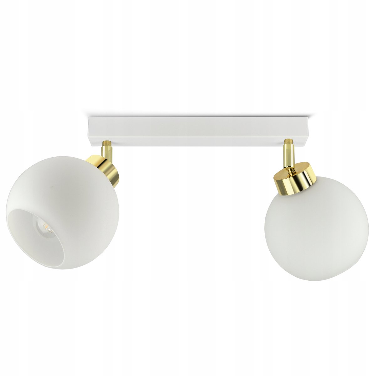 Hanglamp Glas Bollen Wit E27 Moderne Stijl