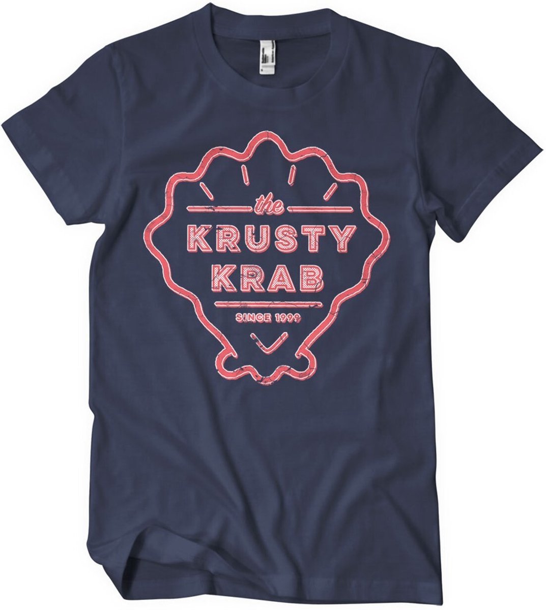 Spongebob The Krusty K-rab, sinds 1999 – T-shirt, marineblauw