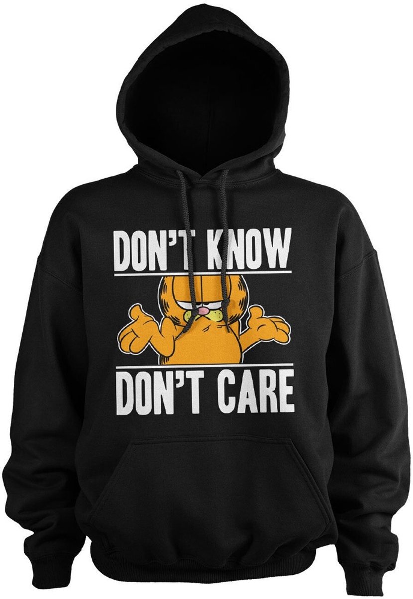 Garfield Don't Know Big Tall Hoodie VIA-33-GAR004-H54-13 Black-3XL