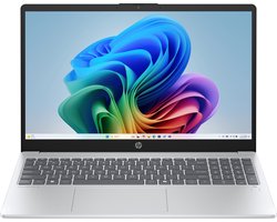 HP OmniBook 3 NGAI 15-fn0050nd Copilot+ PC AMD Ryzen AI 5 330 Laptop 39,6 cm (15.6") Full HD 16 GB DDR5-SDRAM 512 GB SSD Wi-Fi 6 (802.11ax) Windows 11 Home Zilver