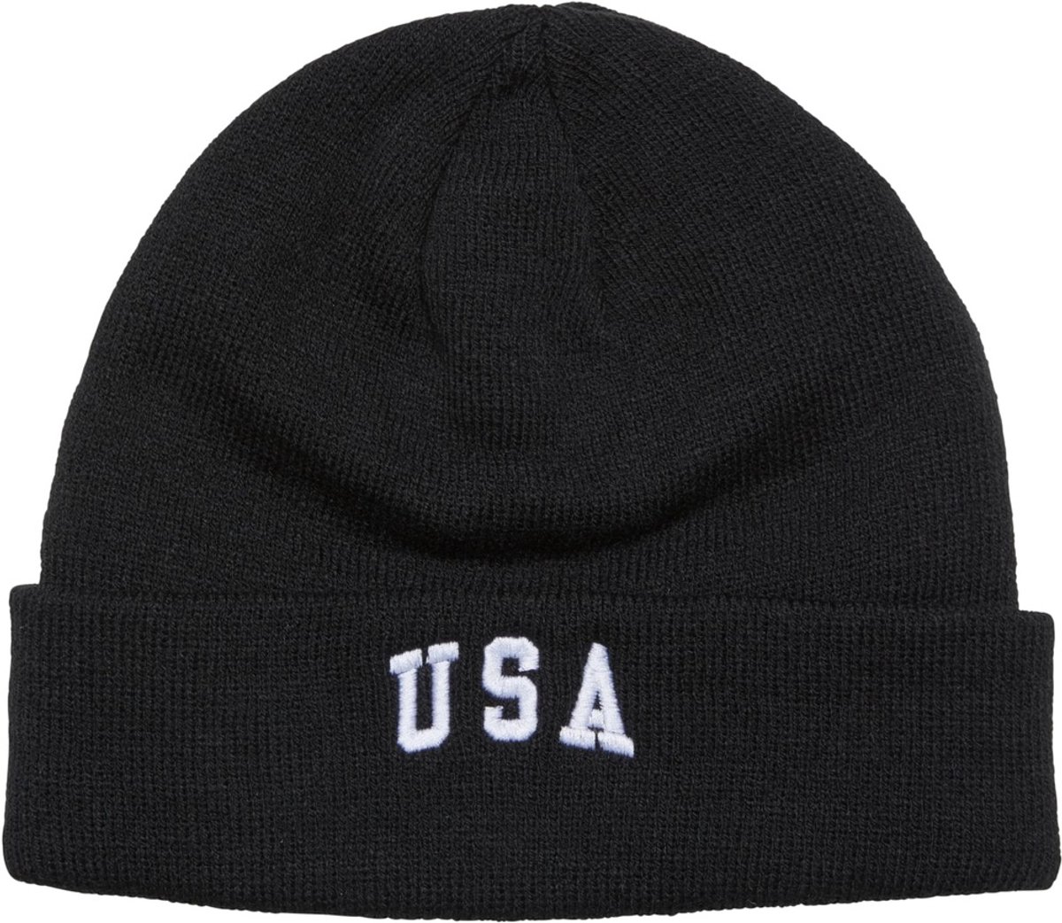 Mister Tee USA Beanie Muts Zwart