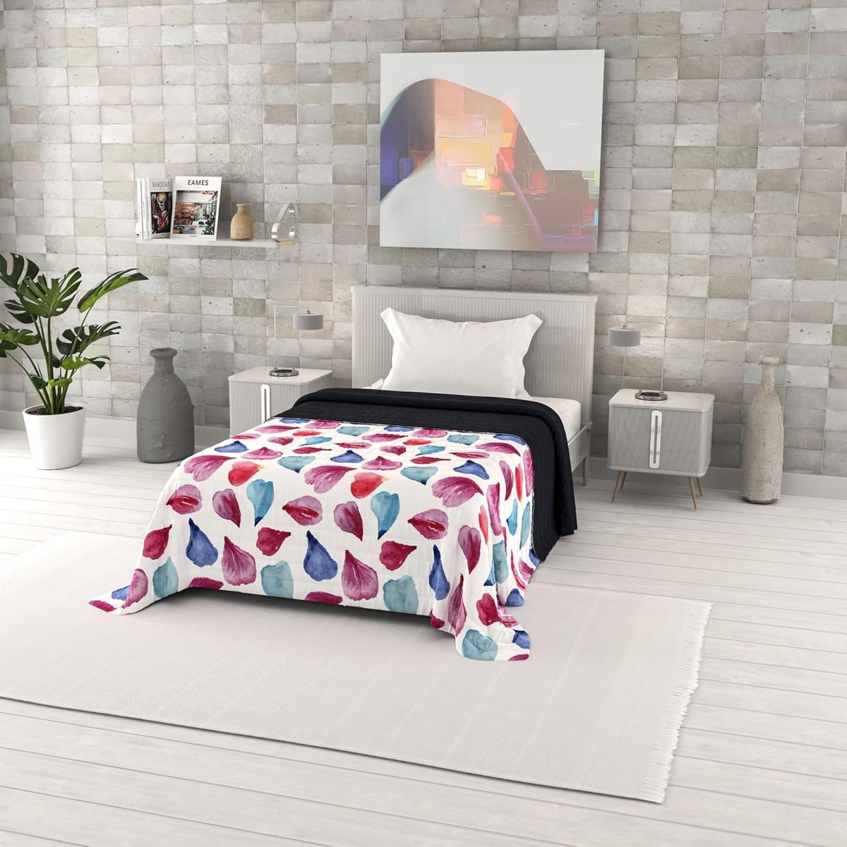 Zomerquilt FANTASY - kleurrijke patronen - microfiber - diverse maten