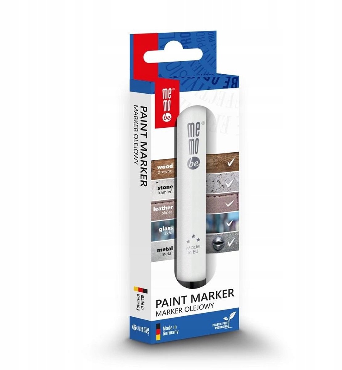 MemoBe Olieverf Marker Zwart 2-4mm - Duurzaam en Sneldrogend