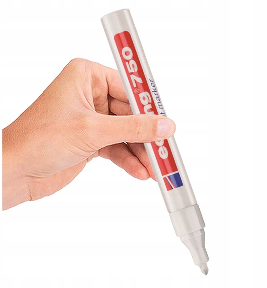 Edding Lakmarker Wit, Ronde Punt, Oliebasis