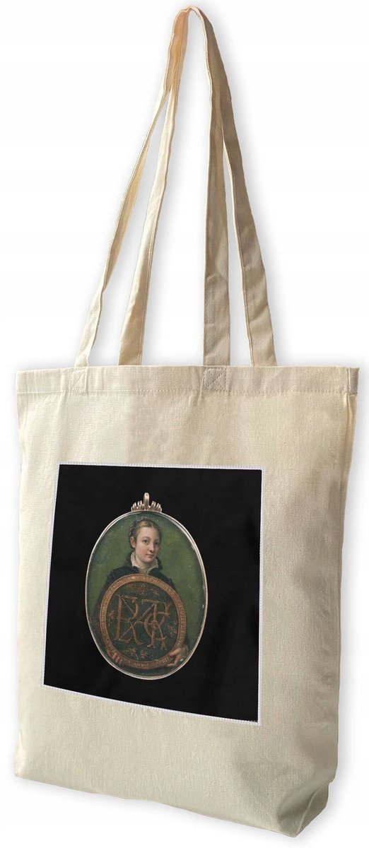 Shopper Tas met "Autoportret" print - Sofonisba Anguissola