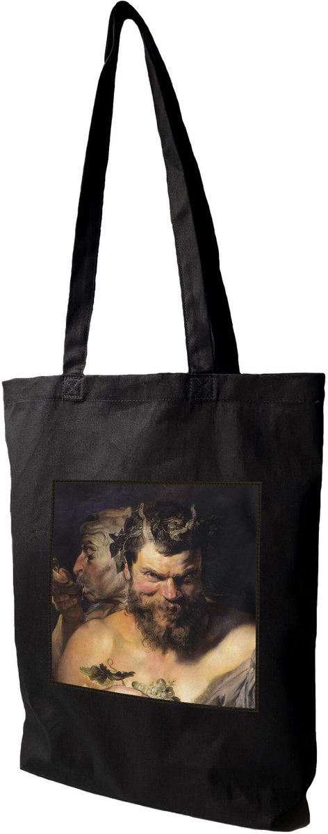 Shopper Heap met Rubens Satyrs Print - Duurzaam Katoen