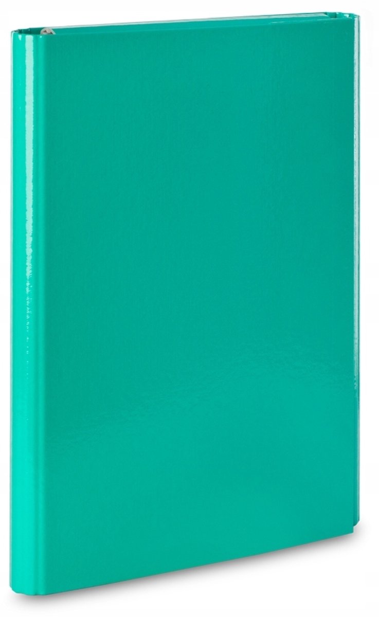 VauPe A4 map met klittenband, stevig, turquoise