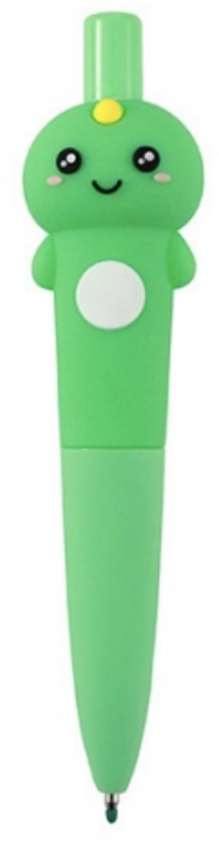 iTotal Pen Chunky “HELLO DINO” Balpen Blauwe inkt. 3.0x2.5x12cm 22gr