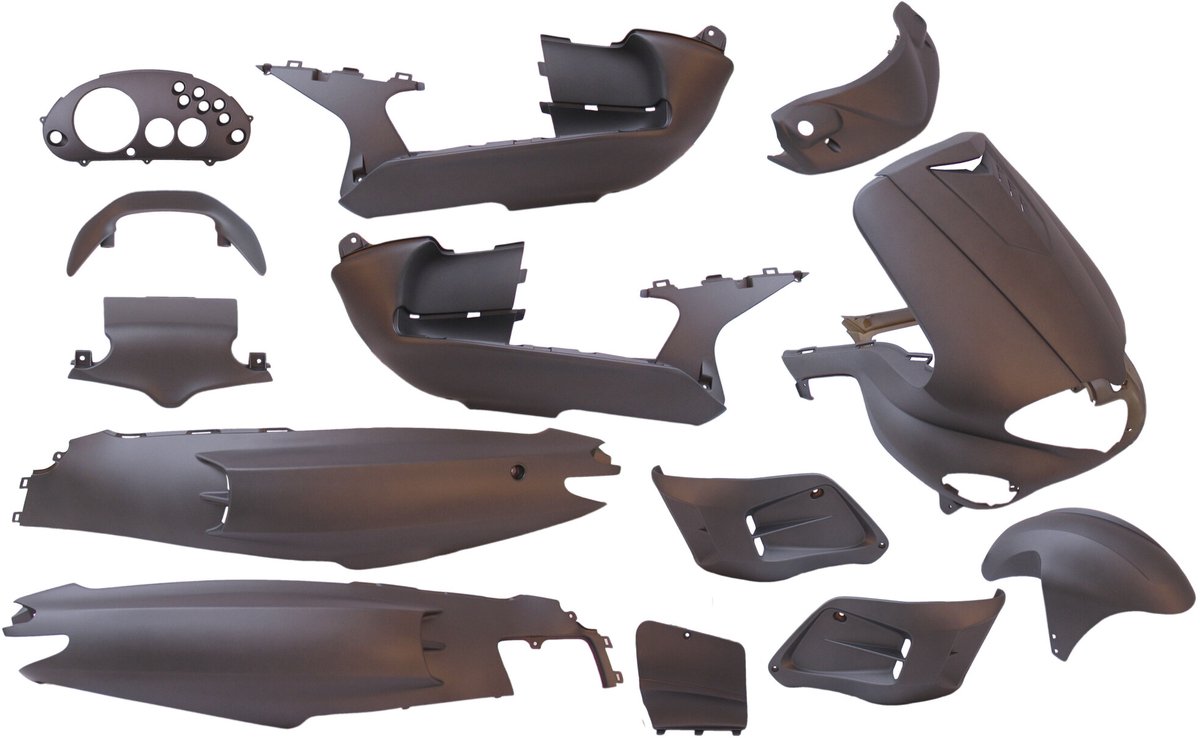 Plaatset Gilera runner tot bj.08-2005 15 delig mat grijs