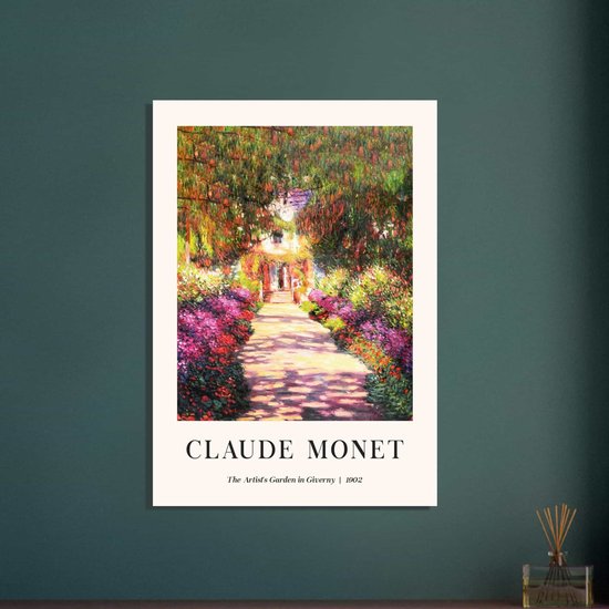 Affiche Claude Monet - Le Garden de l'artiste à Giverny II 50x70 cm