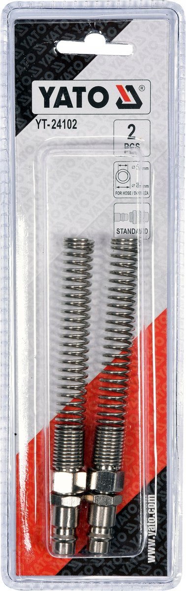 Yato Snelkoppeling Slang 5x8mm - 2 Stuks