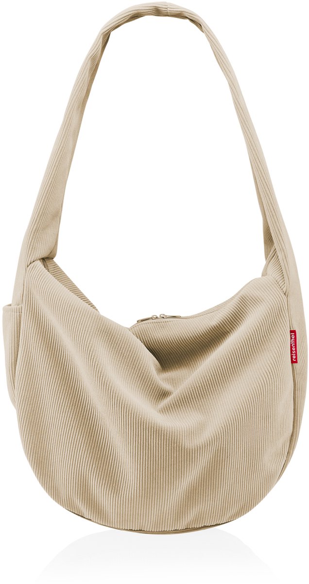 Reisenthel Moonbag Grote Crossbody Tas - Schoudertas - 24L - Cord Sand Beige