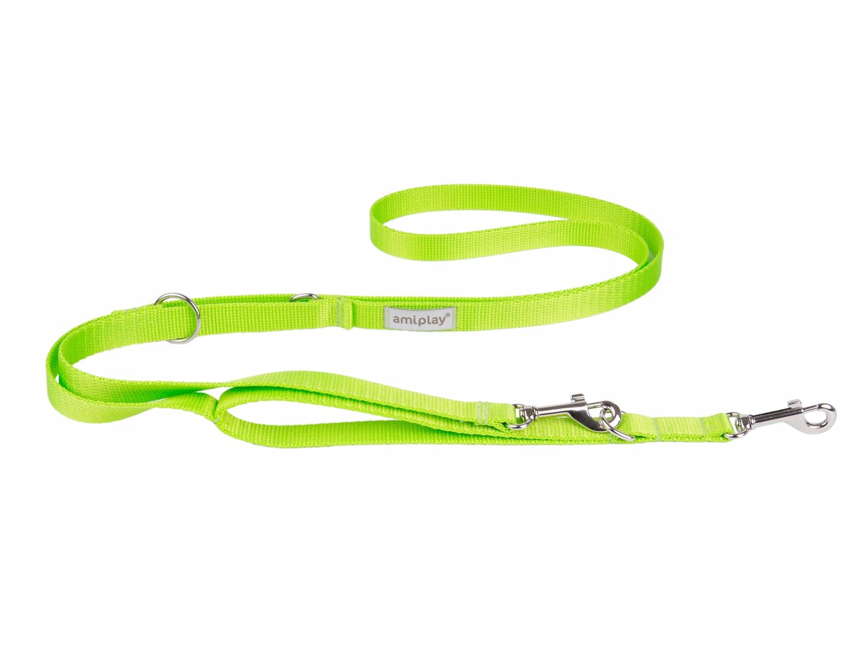 Amiplay Samba 7in1 Verstelbare Hondensnoer S Groen