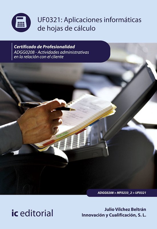 Aplicaciones informáticas de hojas de cálculo. ADGG0208 - cover