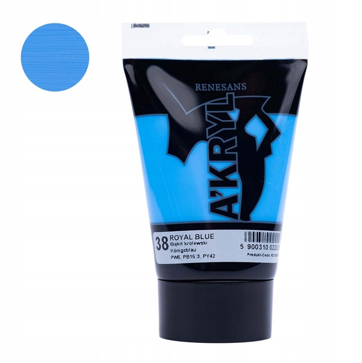 Renesans A'kryl 100ml Acrylverf - Koningsblauw