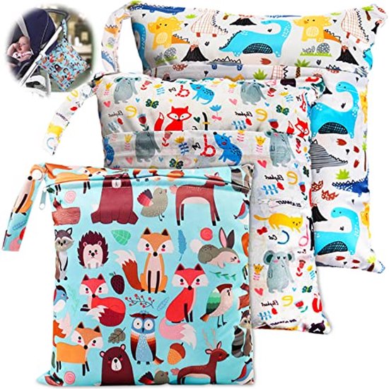 Focket Kinderwagen Organizer, Universele Grote Ruimte Baby Luiertas met Ritssluiting, Borduurwerk Moeder Handtas Kinderwagen Accessoires Opbergtas