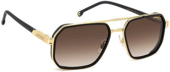 Carrera CARRERA 1069/S MATTE BLACK GOLD/BLACK BROWN GREEN 58/19/145 Herrenbrillen Zonnebrillen — afbeelding 4