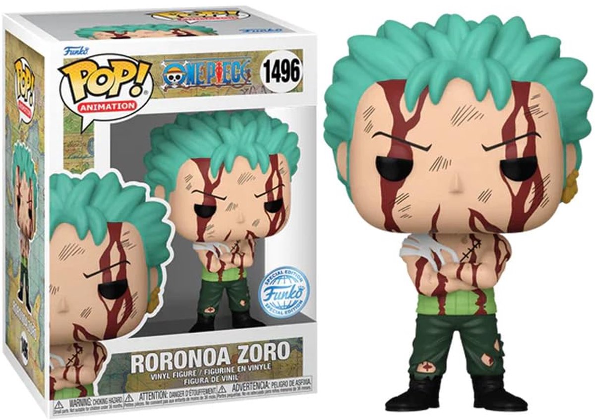 One Piece Pop! Roronoa Zoro Vinyl Figure Exclusief — cadeau in Spellen & Speelgoed - foto 2