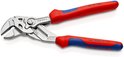 Knipex tang met rood-blauwe handvatten, 180mm.