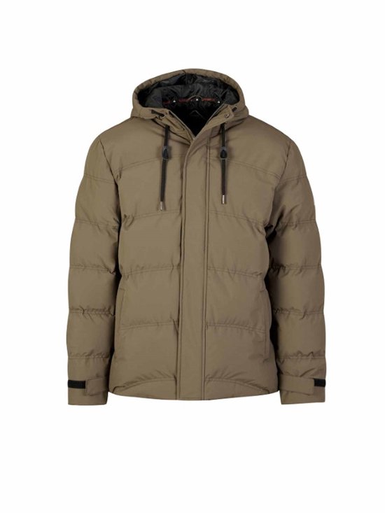 BJØRNSON Boje Winterjas Heren - Winddicht - Maat M - Bruin