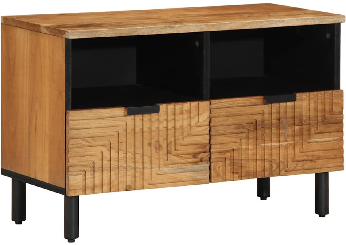 vidaXL - TV-kast - 70x33x46 - cm - massief - acaciahout