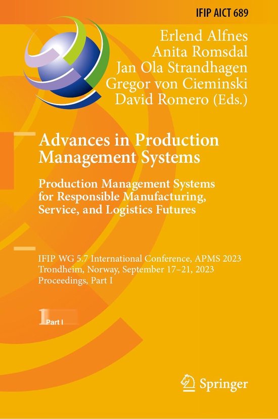 Springer Nature Proceedings Computer Science 1 - Advances in ... - cover