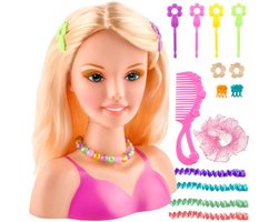 Babadoe Haar en make-up - styling hoofd - kaphoofd - inclusief Accessoires