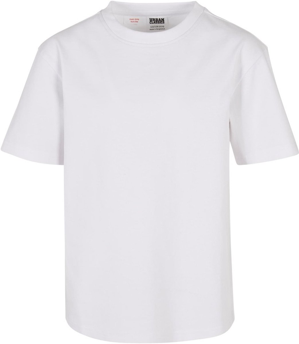 Urban Classics Heavy Oversized Kinder T-shirt Kids 134/140 Wit
