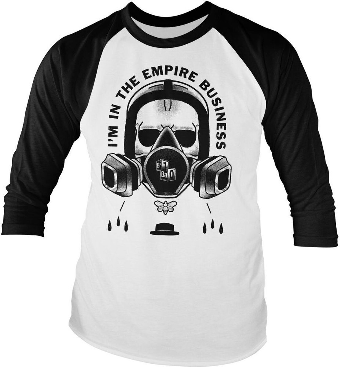 Breaking Bad T-shirt „I'M In The Empire Business“ Baseball Long Sleeve Tee SP-19-BB023-H57-17