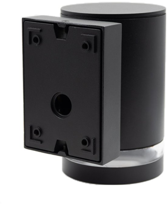 LED Tuinverlichting Met Dag En Nacht Sensor - Buitenlamp - Trion Lorida Up And Down Gu10 Fitting Spatwaterdicht Ip44 Rond Mat Antraciet Aluminium