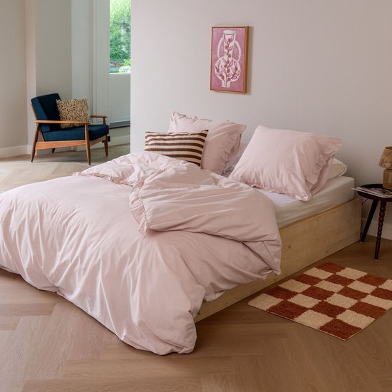 Dindi Home Dekbedovertrek Candy Clouds - 200x220 - 100% katoen - Roze van Merkloos — afbeelding 4