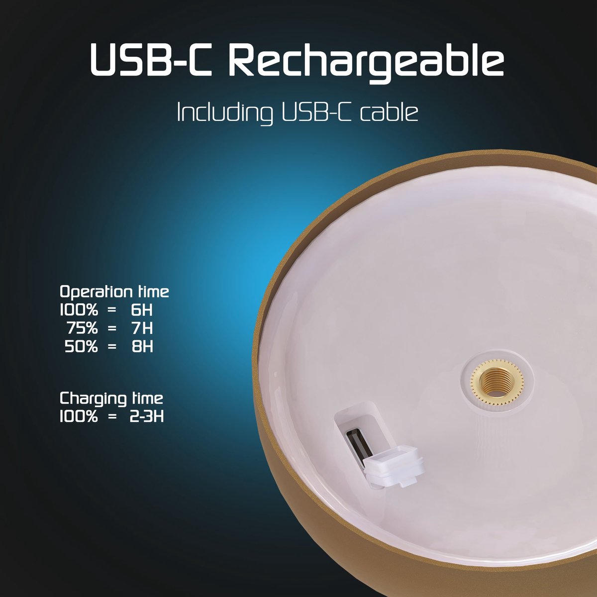 Lampes De Table LED Rechargeables Modernes En Forme De Champignon Et De