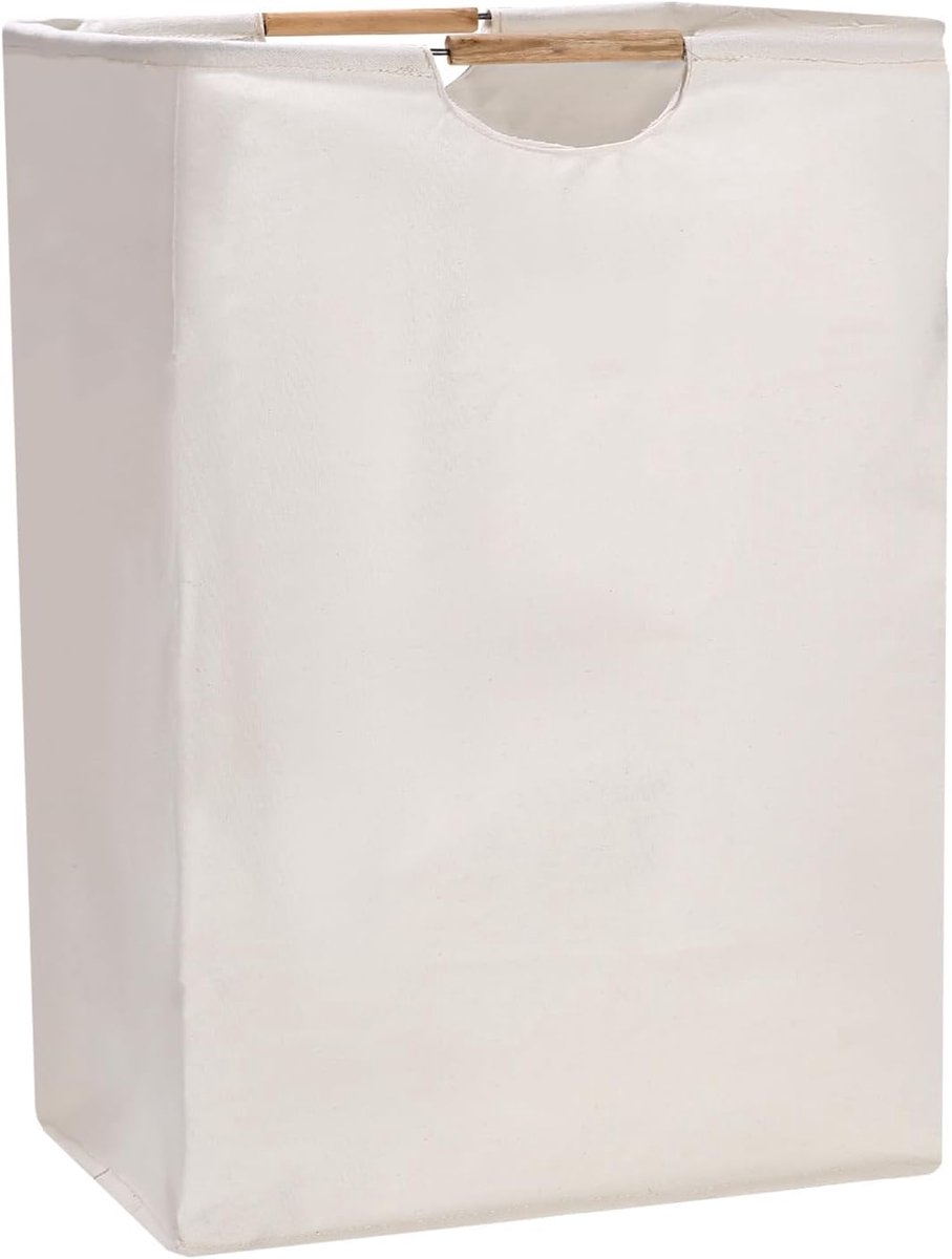Opvouwbare Wasmand - Ruimtebesparend - 1 stuk - Beige - 40x60x30 cm