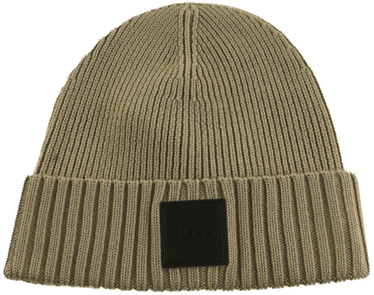 BOSS muts Flavio Beanie Light Beige