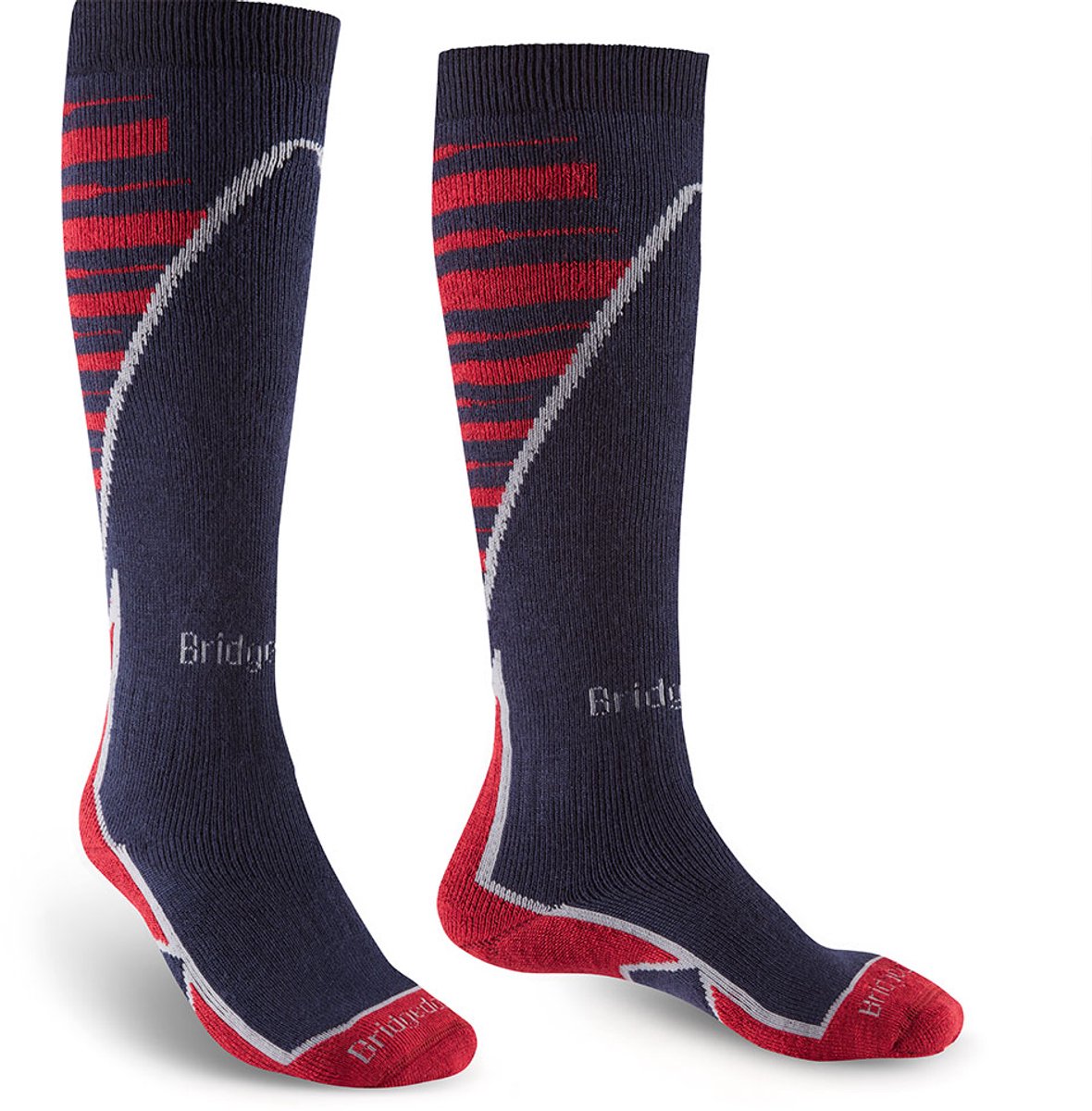 Bridgedale Midweight Plus Lange Sokken Man Marineblauw