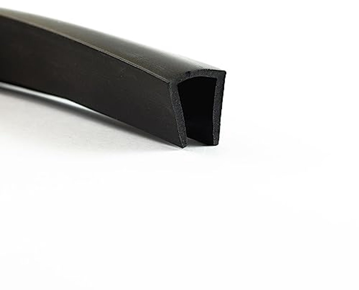 Randbescherming en Afdichtprofiel voor Universeel Gebruik - Zwart, 3 m - Flexibel en Weerbestendig