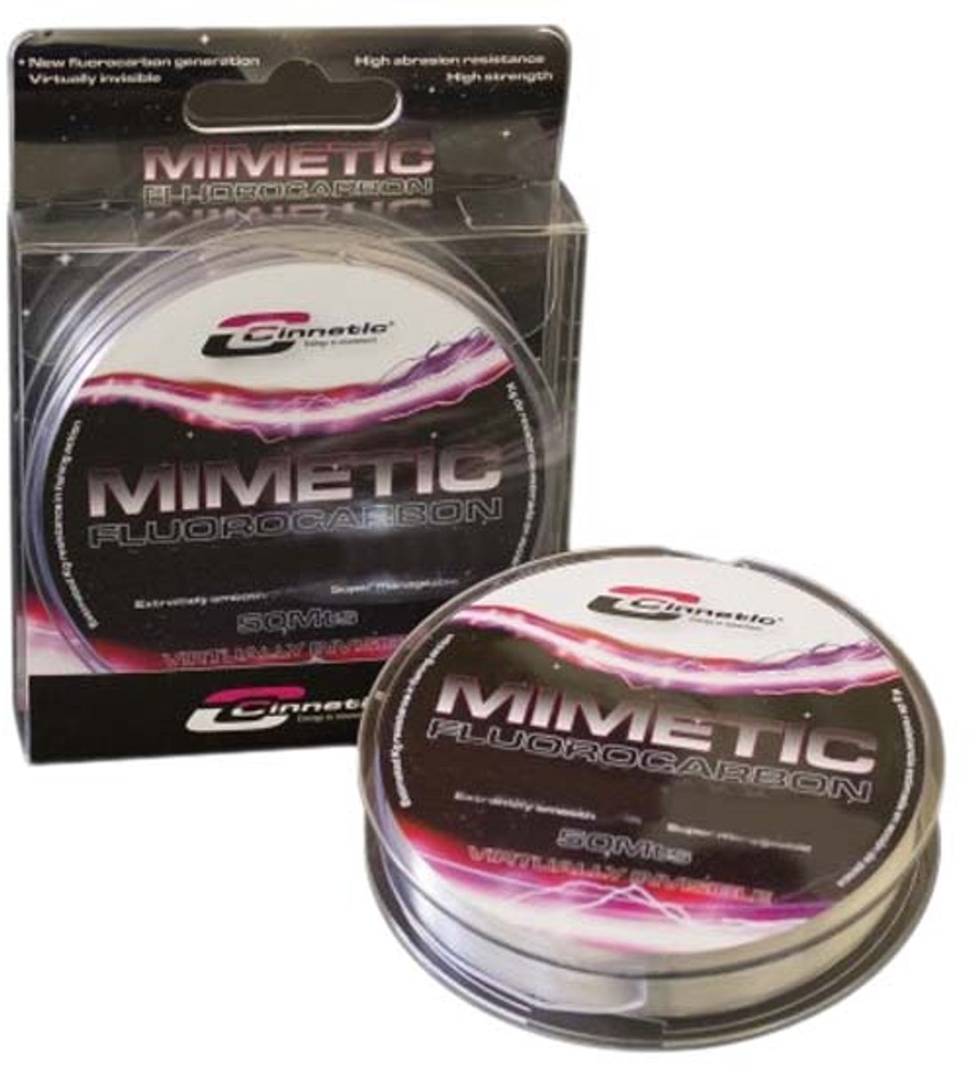 Cinnetic Mimetic Flurocarbon 50 M Transparant 0.240 mm