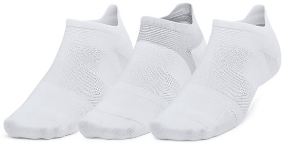 Chaussettes invisibles Under Armour Armourdry Run Lite 3 paires Blanc UE 47 1/2-50 1/2 Homme,Femme