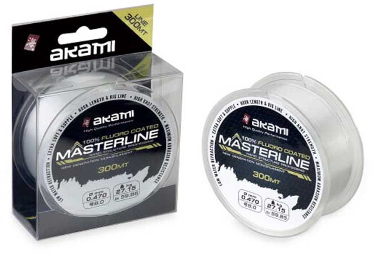 Akami Masterline 300 M Monofilament Transparant 0.400 mm