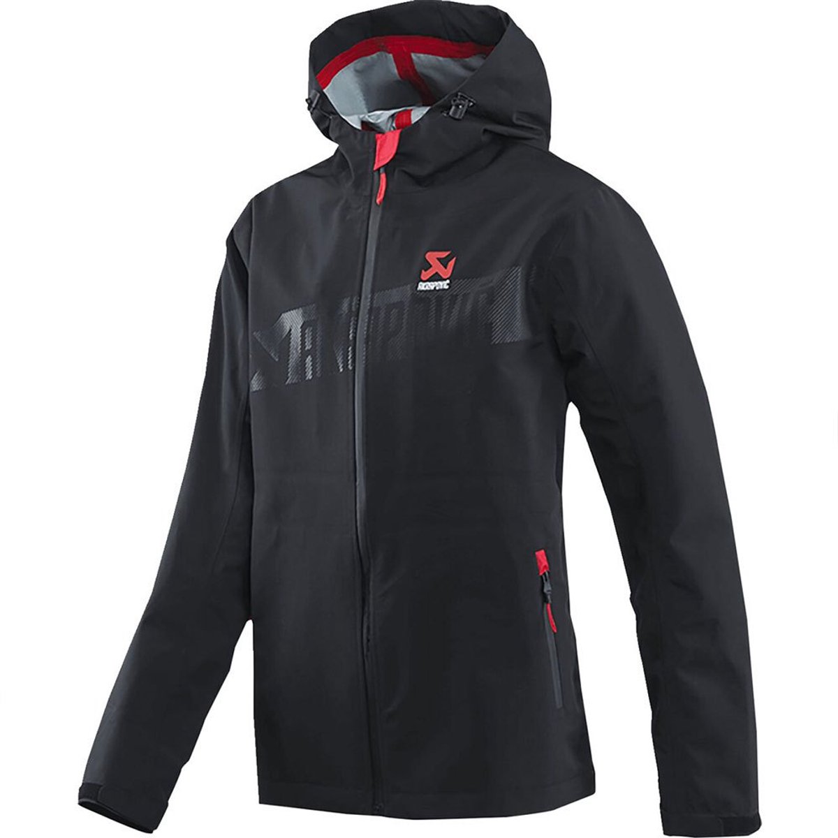 Akrapovic 802070 Regenjas Zwart L Man,Vrouw