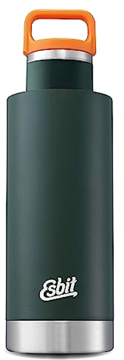 Thermosfles RVS 750 ml, groen - Voor warme en koude dranken