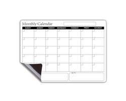 1 stuk kantoor thuis school organisatie planner uitwisbare maandelijkse kalender met sterke magnetische hechting aan de koelkast, waterdicht en vochtbestendig, cultiveer tijdmanagementvaardigheden