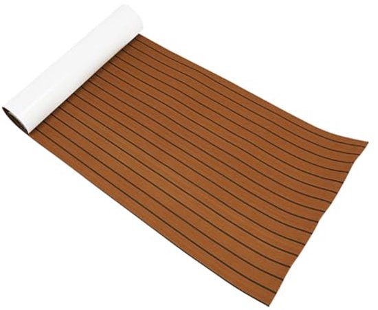 Abahub Bootbeslag EVA-schuim zelfklevende boots vloerbedekking antislip marine boot dekmat voor boten, jachtvloer zwembad 120 x 40 cm camouflage groen