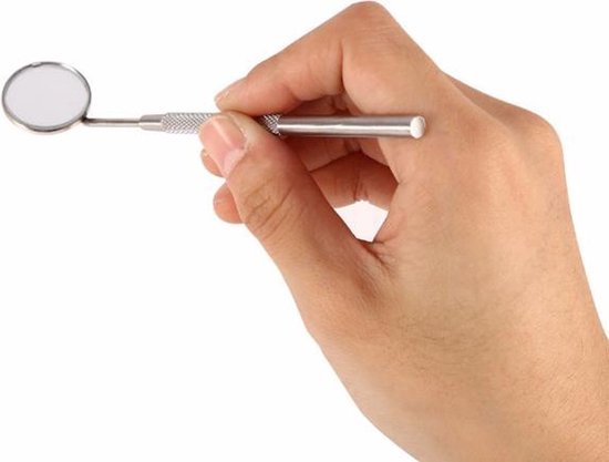 *** Professionele Tandarts Spiegel - RVS Mondspiegel - Mondhygiëne - van Heble® ***