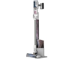 Shark Clean & Empty Draadloze Steelstofzuiger met Laad- Leegstation - BU3521EU - Accuduur: 40 minuten - stofzuiger met zelflegend systeem - houdt vuil en stof tot wel 30 dagen vast - Compact Design - Geschikt voor Tapijt, Harde Vloeren en Dierenharen