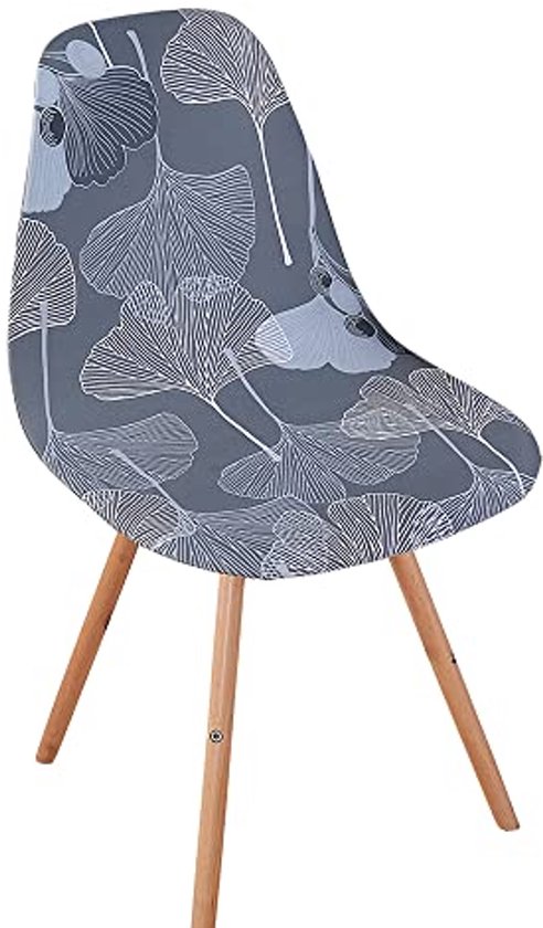 Meigeh Stoelhoezen, Scandinavische stoelhoezen, stretch Shell eetkamerstoelhoezen, Scandinavische stoelhoezen, 4 stuks, marineblauw